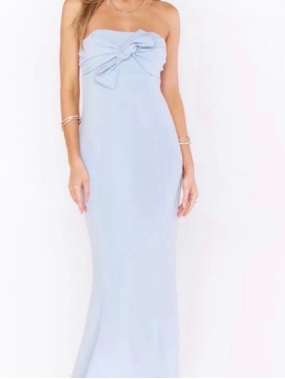 Show Me Your MuMu Steel Blue Dress